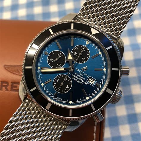 replica breitling superocean heritage blue|breitling superocean heritage for sale.